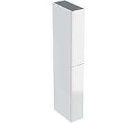 Geberit Acanto armoire haute 500638012 22x173x47,6cm, verre blanc - blanc brillant