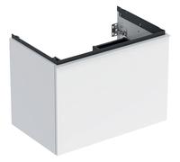Geberit Acanto - Meuble lavabo, 74x54x48 cm, 1 tiroir, blanc brillant 503.004.01.1