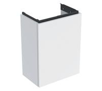Geberit Acanto, armoire inférieure pour lave-mains, 1 porte, suspendu, 392x539x246mm, 503001011, Couleur: Corps et façade : blanc / brillant, poignée : blanc / mat - CM