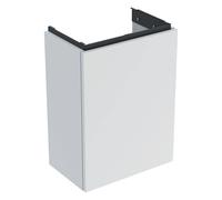 Geberit Acanto, armoire inférieure pour lave-mains, 1 porte, suspendu, 392x539x246mm, 503001013, Couleur: Corps et façade : blanc / mat, poignée : blanc / mat - CM