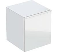 Geberit Acanto armoire latérale 500618012 45x52x47,6cm, verre blanc - blanc brillant