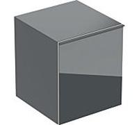 Geberit Acanto armoire latérale 500618JK2 45x52x47,6cm, lave en verre - lave mat