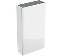 Geberit Acanto armoire murale 500639012 45x82x17,4cm, verre blanc - blanc brillant