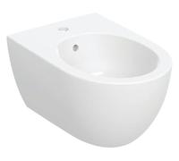 Geberit Acanto bidet mural, forme fermée, pour robinetterie monotrou, 502825001, Couleur: blanc - CM
