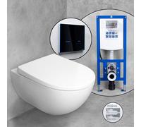 Geberit Acanto Cuvette murale & abattant Tellkamp avec bâti-support neeos,, 500600018+16746BM#SET,