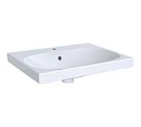 Geberit Acanto lavabo 500620018 60 x 48,2 cm, avec trou pour robinetterie, avec trop-plein, blanc KeraTect