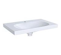 Geberit Acanto lavabo 500630012 75 x 48,2 cm, avec trop-plein, couvercle d'écoulement et trou pour robinetterie, blanc
