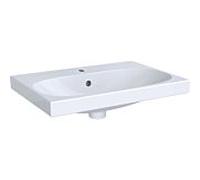 Geberit Lavabo Acanto 500.631.01.2 – 60×42 cm, 1 trou, trop-plein – Blanc brillant encastré
