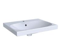 Geberit Acanto lavabo avec trou de robinet avec trop-plein 60x48.2x17cm blanc 500620012 500.620.01.2
