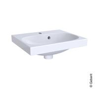 Geberit Lavabo Acanto 45x38 cm rectangulaire 1 trou avec trop-plein KeraTect blanc 500.636.01.8