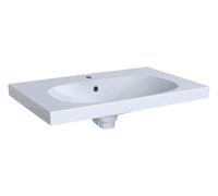 Geberit Acanto lavabos avec tablette, 1 trou pour robinet, avec trop-plein, 750x480mm, 500622018, Couleur: Blanc, avec KeraTect - CM