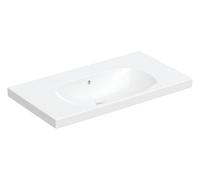 Geberit Lavabo Acanto 90x48,2 cm rectangulaire avec trop-plein sans trou blanc brillant 500.624.01.2
