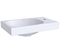 Geberit Acanto - Lave-mains 40x25 cm, avec 1 trou à droite, sans trop-plein, blanc 500.635.01.2