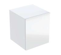 Geberit Acanto - Meuble d'appoint 45x52x48 cm, 1 tiroir, verre/blanc 503.010.01.2