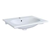 Geberit Acanto meuble lavabo 500640018 60 x 48 cm, avec trou pour robinetterie, avec trop-plein, blanc KeraTect