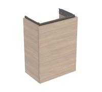 Geberit Acanto, armoire inférieure pour lave-mains, 1 porte, suspendu, 392x539x246mm, 503001JH1, Couleur: Corps et façade : chêne/mélamine structure bois, poignée : lave/ mat - CM