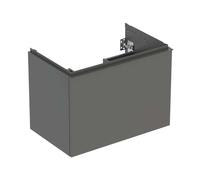 Meuble bas Geberit Acanto 1 tiroir 1 tir anglaise lavabo 75cm gris velouté - GEBERIT 503.004.JK.1