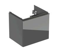 Geberit Acanto - Meuble pour lavabo, 59x54x48 cm, 1 tiroir, verre/lave 503.003.JK.2
