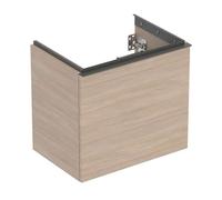 Geberit Acanto - Meuble pour lavabo, 60x54x42 cm, 2 tiroirs, chêne 503.008.JH.1