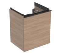 Geberit Acanto meuble sous lavabo, 1 tiroir, suspendu, 446x539x379mm, 503.002.JH.1, Couleur: Corps et façade : chêne/mélamine structure bois, poignée : lave/ mat