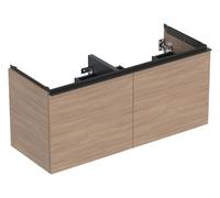 Geberit Acanto - Meuble lavabo, 118x54x48 cm, 2 tiroirs, chêne 503.007.JH.1