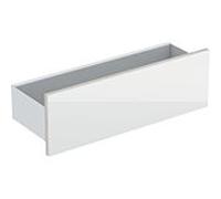Geberit Acanto panneau mural 500617012 45x14,8x16 cm, verre blanc - blanc