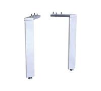 Geberit Acanto - Pieds pour meuble, 281 mm, aluminium/chrome 500.658.00.2