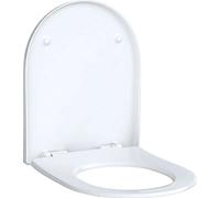Geberit Acanto Slim Siège de WC,antibact.,WrapOver, charnière chromé,Fix.par le