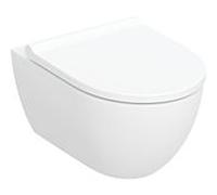 Geberit Acanto WC set avec siège WC 502774001 4,5 l, TurboFlush, sans rebord, blanc