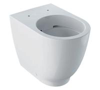 Geberit Acanto à poser au sol WC 500602018 4,5 l, surélevé, à fleur de mur, fermé, sans rebord, blanc KeraTect