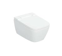 Geberit AquaClean - Bidet électronique AquaClean Sela Square avec céramique, Rimfree, SoftClose, KeraTect, blanc 146.250.01.1