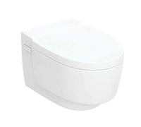 Geberit AquaClean - Bidet électronique Mera Comfort avec céramique, suspendu, TurboFlush, SoftClosing, KeraTect, blanc 146.210.11.1