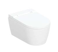 Geberit AquaClean - Bidet électronique Mera Sela avec céramique, suspendu, TurboFlush, SoftClosing, KeraTect, blanc mat 146.220.JT.1