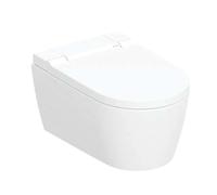 Geberit AquaClean - Bidet électronique Mera Sela avec céramique, suspendu, TurboFlush, SoftClosing, KeraTect, blanc 146.220.11.1