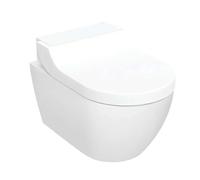 Geberit AquaClean - Bidet électronique Tuma Comfort avec céramique, suspendu, TurboFlush, SoftClosing, KeraTect, blanc 146.290.11.1