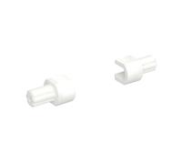 Geberit AquaClean - Kit de charnières pour l'abattant Sela, blanc alpin, 2 pièces 242.876.00.1