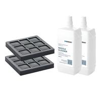 Produit d'Entretien Geberit AquaClean 2 filtres à charbon et 2 liquides nettoyants 240626001
