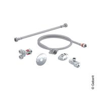 Geberit AquaClean Kit de raccordement d'eau pour les réservoirs de chasse d'eau encastrés Geberit 8 cm / 12 cm, 249801001,