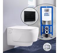 Geberit AquaClean Mera Classic Pack complet WC japonais et bâti-support neeos,, 146200111+16601BM#SET, Classic