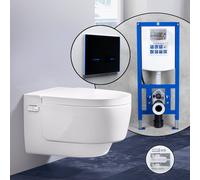 Geberit AquaClean Mera Classic Pack complet WC japonais et bâti-support neeos,, 146200111+16746BM#SET, Classic
