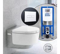 Geberit AquaClean Mera Classic Pack complet WC japonais et bâti-support neeos,, 146200211+16601WH#SET, Classic