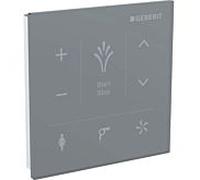 Geberit AquaClean panneau de commande mural 147038SJ1 pour montage en saillie, surface verre/couleur noir