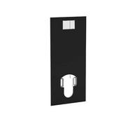 Geberit AquaClean - Plaque de recouvrement avec commande intégrée pour toilettes complètes, verre / noir 115.328.SJ.1