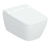Geberit AquaClean Sela Square WC complet, WC suspendu, 146.250.01.1, Couleur: Céramique WC : blanc / KeraTect, couvercle design : blanc