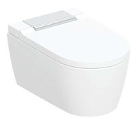 Geberit WC complet suspendu AquaClean Sela Round 146.220.21.1 TurboFlush Chromé brillant