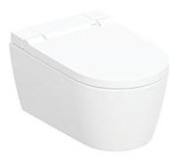 Geberit AquaClean Sela WC suspendu à fond creux 146220111 blanc -alpin, système complet, avec Keratec