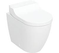 Geberit AquaClean WC système complet 146310SI1 avec support WC , profond, verre blanc
