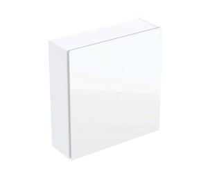 Geberit - Armoire 47x45x15 cm, 1 porte, charnières G/D, blanc/verre blanc 502.319.01.2