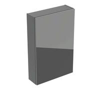 Geberit - Armoire 70x45x15 cm, 1 porte, charnières G/D, lave/verre lave 502.318.JK.2