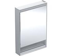 Geberit armoire à glace One 505831001 60x90x15cm, avec niche, porte 2000 , butée à droite, aluminium anodisé